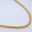 Rope Chain 8.15gr / 23.4in / 18K Gold +3$