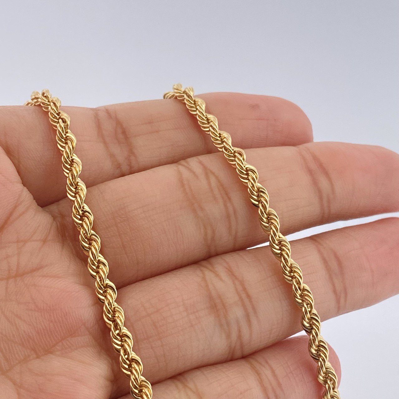 Rope Chain 8.8gr / 23.6in / 18K Gold +3 $