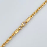Rope Chain 4.95gr / 23.6in / 18K Gold +3 $