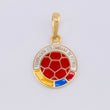 Dije Escudo Selección 2 g / 1 in Oro Amarillo 18K
