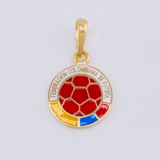 Dije Escudo Selección 1.9 g / 1 in Oro Amarillo 18K