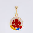 Dije Escudo Selección 2.05 g / 1 in Oro Amarillo 18K