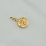 Dije Corona 0.75gr / 3/4 in / Oro Amarillo 18K %