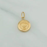 Dije Corona 0.75gr / 3/4 in / Oro Amarillo 18K %