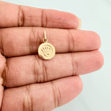 Crown Pendant 0.6gr / 3/4 in / 18K Yellow Gold &