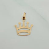 Pendant Royal Crown 0.45gr / 3/4 in / Yellow Gold 18K %