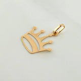 Pendant Royal Crown 0.45gr / 3/4 in / Yellow Gold 18K %