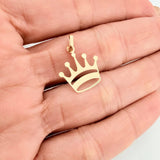 Dije Corona Real 0.4gr / 3/4 in / Oro Amarillo 18K %