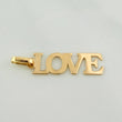 Pendant Love 0.6gr / 1 in / Yellow Gold 18K %