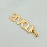 Dije Love 0.6gr / 1 in / Oro Amarillo 18K &