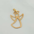 Dije Silueta Angel 0.4gr / 1 in / Oro Amarillo 18K &