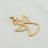 Dije Silueta Angel 0.4gr / 1 in / Oro Amarillo 18K &