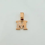 Dije Letra M 0.8gr / 1/2 in / Oro Amarillo 18K %