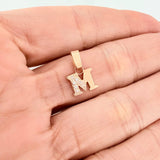 Dije Letra M 0.8gr / 1/2 in / Oro Amarillo 18K %