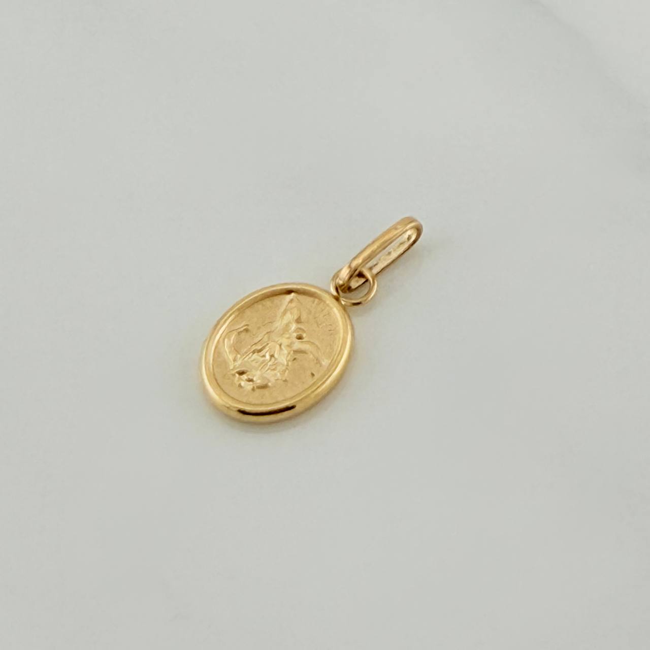 Pendant Saint Michael Archangel 0.55gr / 3/4 in / Yellow Gold 18K &