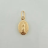 Pendant Virgin of Guadalupe 0.65g / 3/4 in Yellow Gold 18K