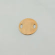 Charm Circular Plaque 0.45gr / 1/2 in / Yellow Gold 18K %