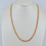 Cadena Cubana 33.02gr / 26 1/2 in / 4mm Oro Amarillo 18K $