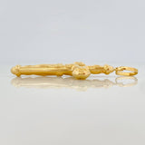 Dije Dije Cruz Cristo 3.3gr / 2 1/4 in / Oro Amarillo 18K $