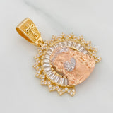 Dije Rostro Cristo 7.55gr / 1 1/2 in / Tres Oros 18K $