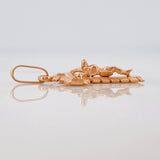 Dije Cruz Cristo Milagroso 2.1gr / 1 in / Oro Rosa 18K $