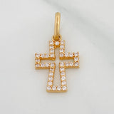 Dije Cruz 1gr / 3/4 in / Oro Amarillo 18K $