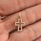 Dije Cruz 1gr / 3/4 in / Oro Amarillo 18K $