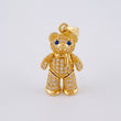 Articulated Bear Pendant 4.65g / 1 1/4 in 18K Yellow Gold
