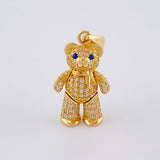 Articulated Bear Pendant 4.65g / 1 1/4 in 18K Yellow Gold