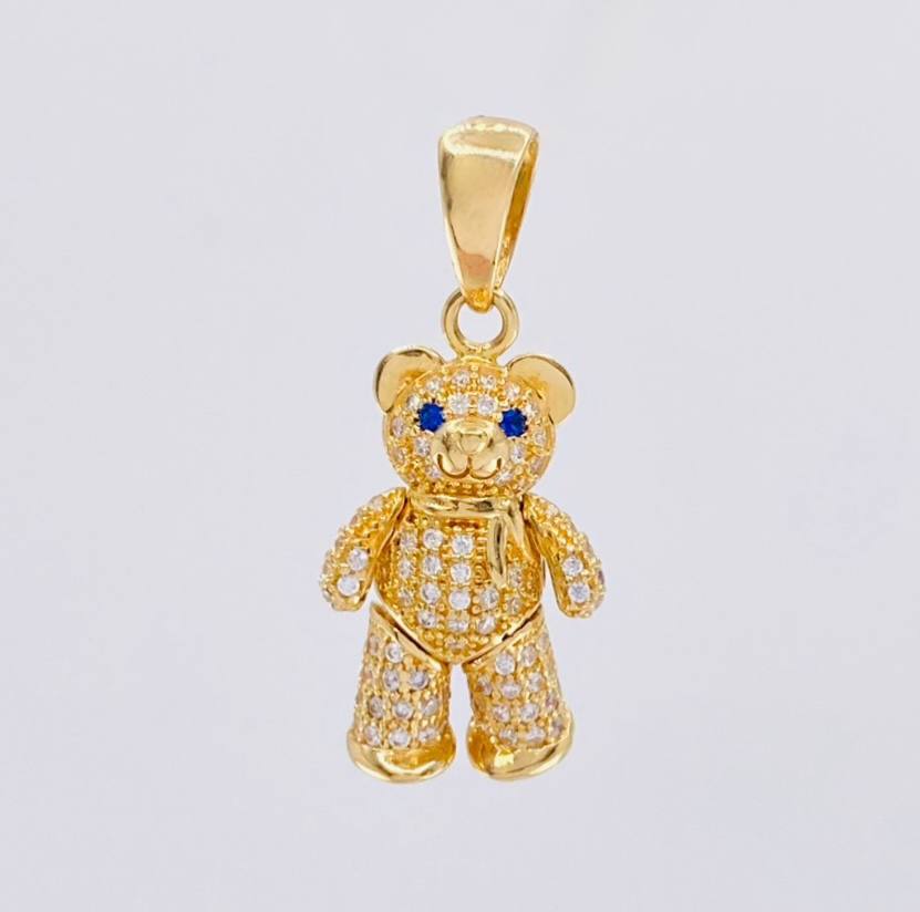 Articulated Bear Pendant 4.65g / 1 1/4 in 18K Yellow Gold