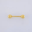 Piercing Bar 0.35g / 3/4 in 18K Yellow Gold