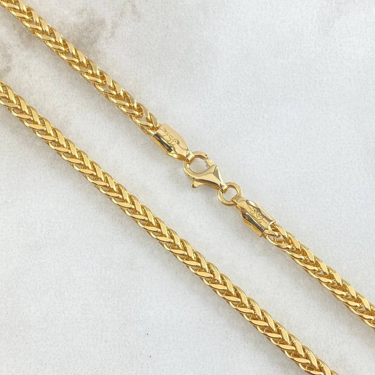 Cadena Franco 13.2gr / 70cm / +3Oro 18K *