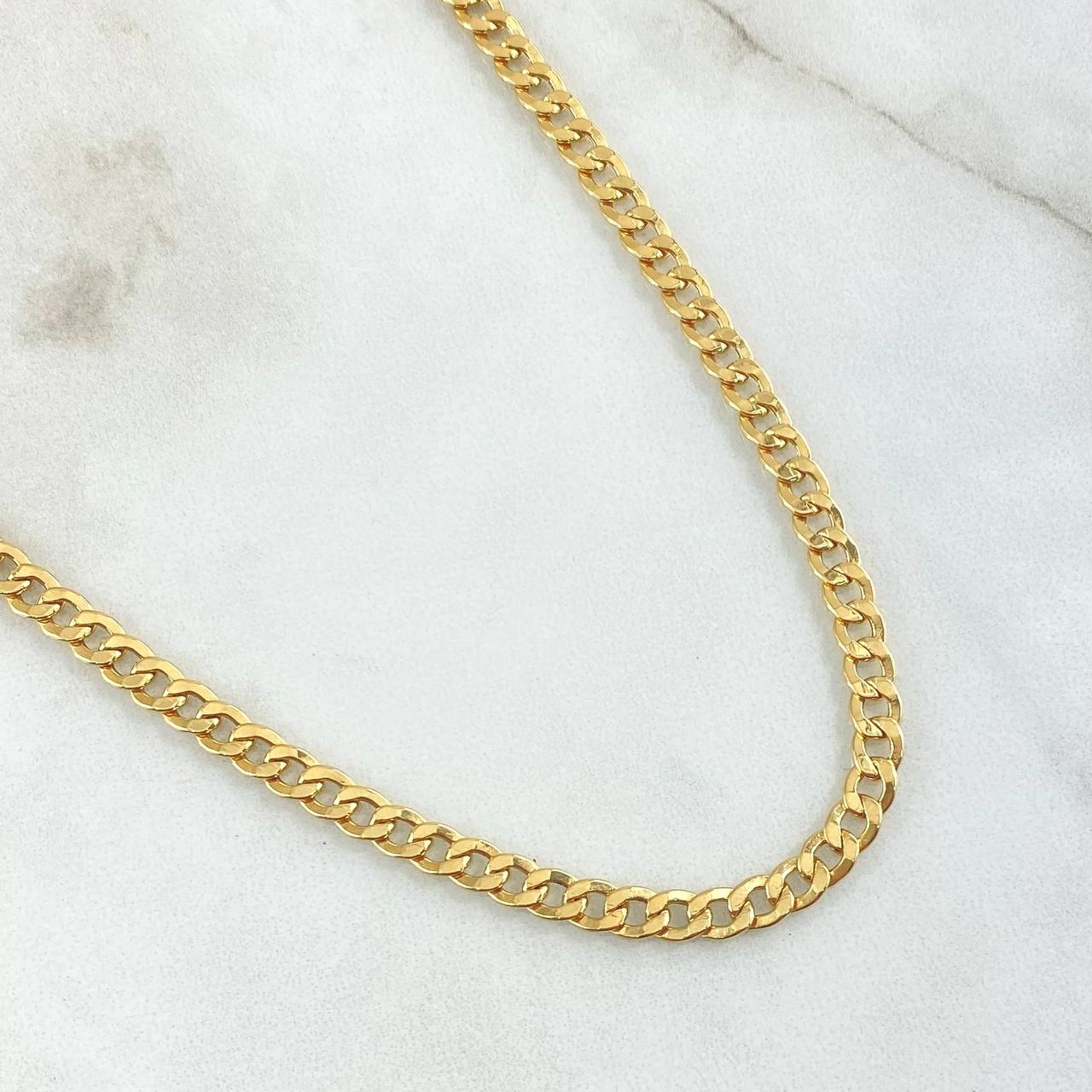 Cadena Cubana 10gr / 27 1/2 in / Oro Amarillo +1 18K !