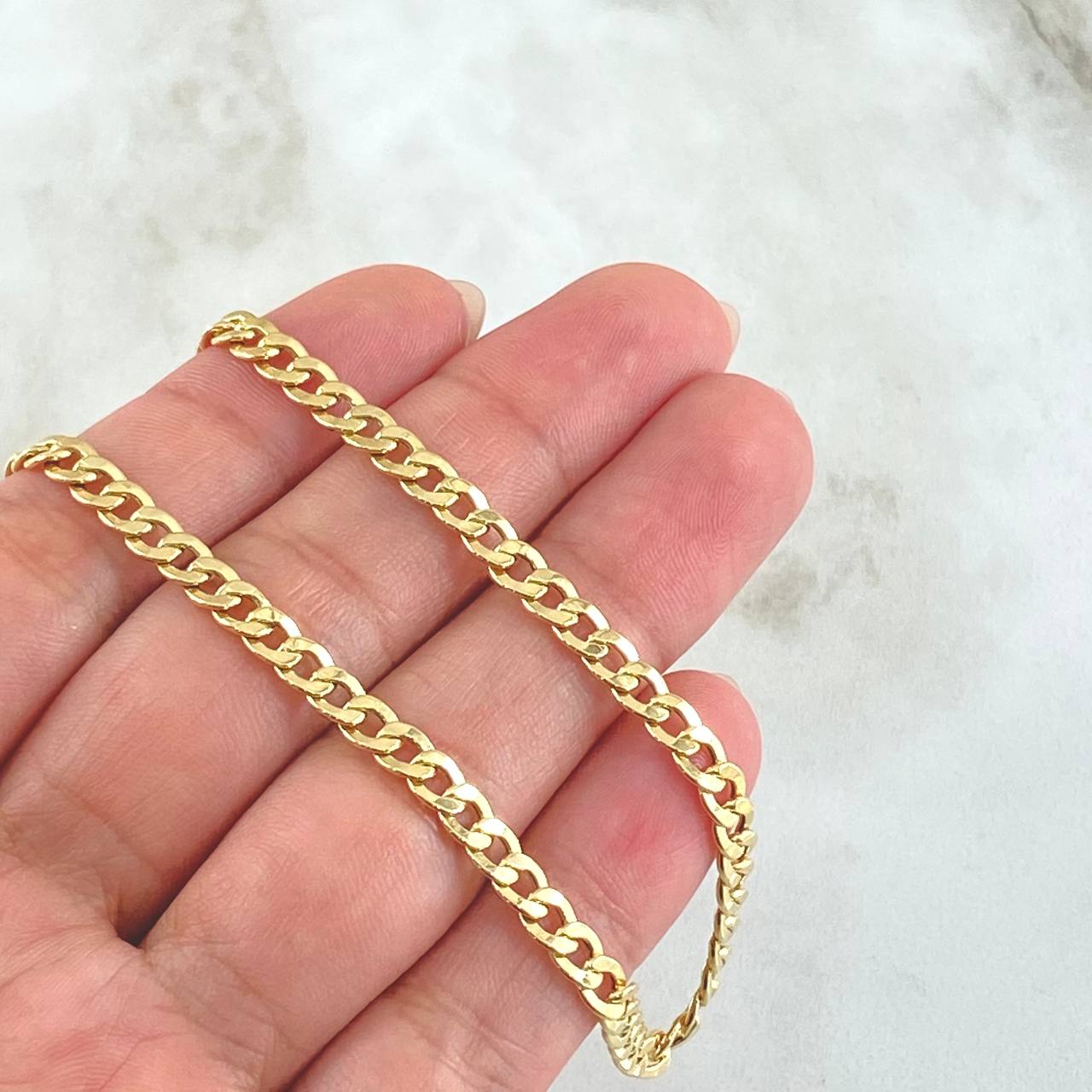 Cadena Cubana 10gr / 27 1/2 in / Oro Amarillo +1 18K !