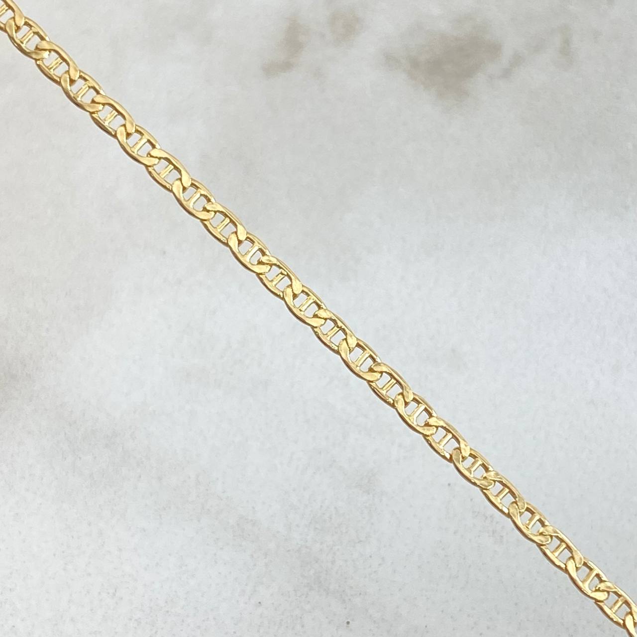 Flat Mariner Chain 3.3gr / 19.7in / +3 18K Gold ©