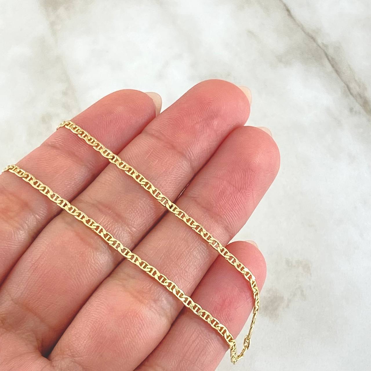 Cadena Escalera 2.55gr / 45cm / +3 Oro 18K *