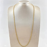 Cadena Cubana 10gr / 27 1/2 in / Oro Amarillo +1 18K !