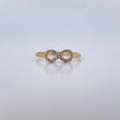 Anillo Infinito 1gr / T6 / Circones Blancos Oro Amarillo 18K $