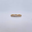 Churumbela Ring 1.8gr / Size 5 / White Zircons 18K Yellow Gold $