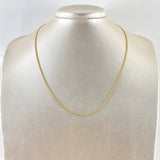 Cuban Links Tibetan 1.85gr / 45cm / 1.8mm Yellow Gold +1 18K *