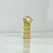 Dije Lingote 2.45gr / 3.1cm / 9mm Oro Amarillo +4 18K *