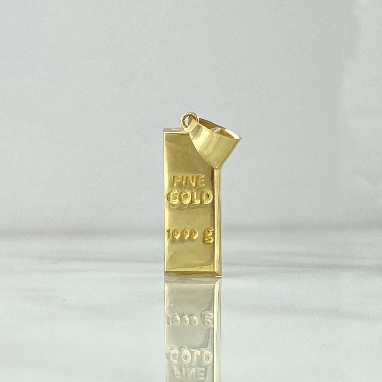 Dije Lingote 2.25gr / 3.1cm / 9mm Oro Amarillo +4 18K ©