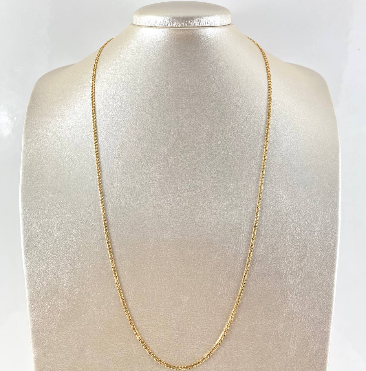 Cadena Panzer 6.65gr / 60cm / 1.9mm Oro Amarillo +1 18K