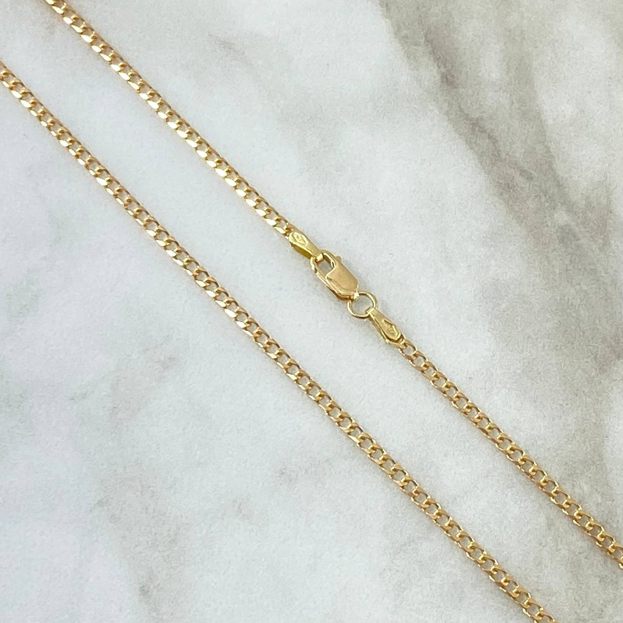 Cadena Panzer 6.9gr / 60cm / 1.9mm Oro Amarillo +1 18K *
