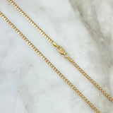 Cadena Panzer 6.65gr / 60cm / 1.9mm Oro Amarillo +1 18K