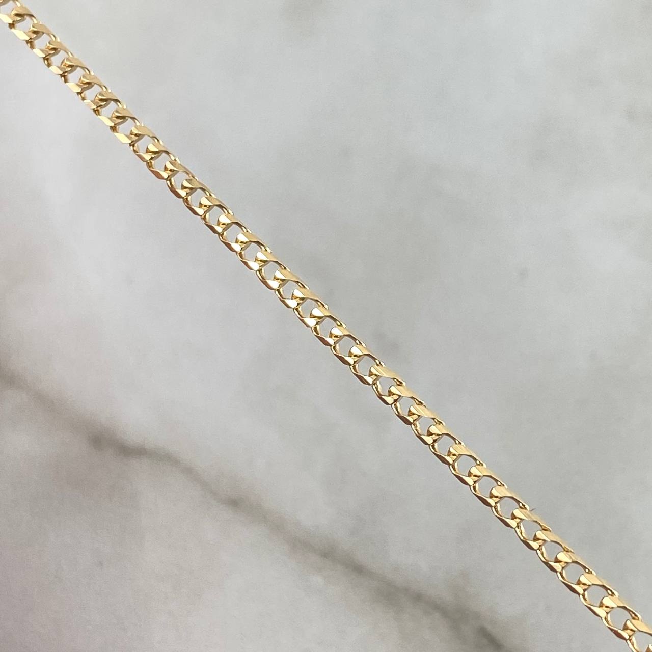 Cadena Panzer 6.65gr / 60cm / 1.9mm Oro Amarillo +1 18K