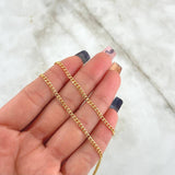 Cadena Panzer 6.7gr / 60cm / 1.9mm Oro Amarillo +1 18K