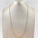 Cadena Panzer 11gr / 60cm / 2.1mm Oro Amarillo +1 18K