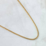 Cadena Panzer 11gr / 60cm / 2.1mm Oro Amarillo +1 18K