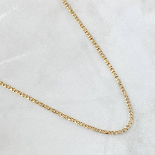 Cadena Panzer 6.7gr / 60cm / 1.9mm Oro Amarillo +1 18K